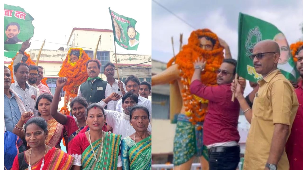 दुमका: हूल दिवस पर माल्यार्पण करने को लेकर दो गुटों में बंट कर पहुंचे राजद कार्यकर्ता, जिलाध्यक्ष का गुटबाजी से इनकार