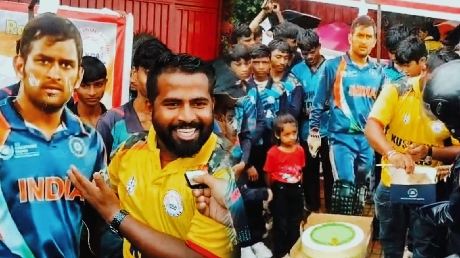 कैप्टन कूल के जन्मदिन पर रांची में जश्न, फैंस ने पोस्टर-कटआउट और केक के साथ मनाया धोनी का 44वां बर्थडे