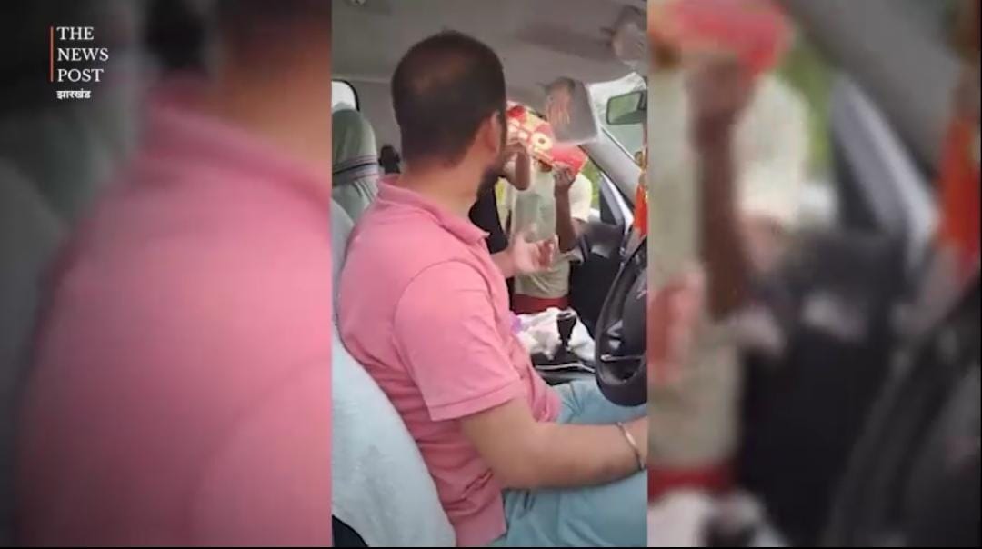 पहाड़ियों के बीच रंगरेलिया मना रही थी सीओ मैडम,ग्रामीणों की पड़ी नजर तो हो गई पानी-पानी, देखें-VIRAL VIDEO