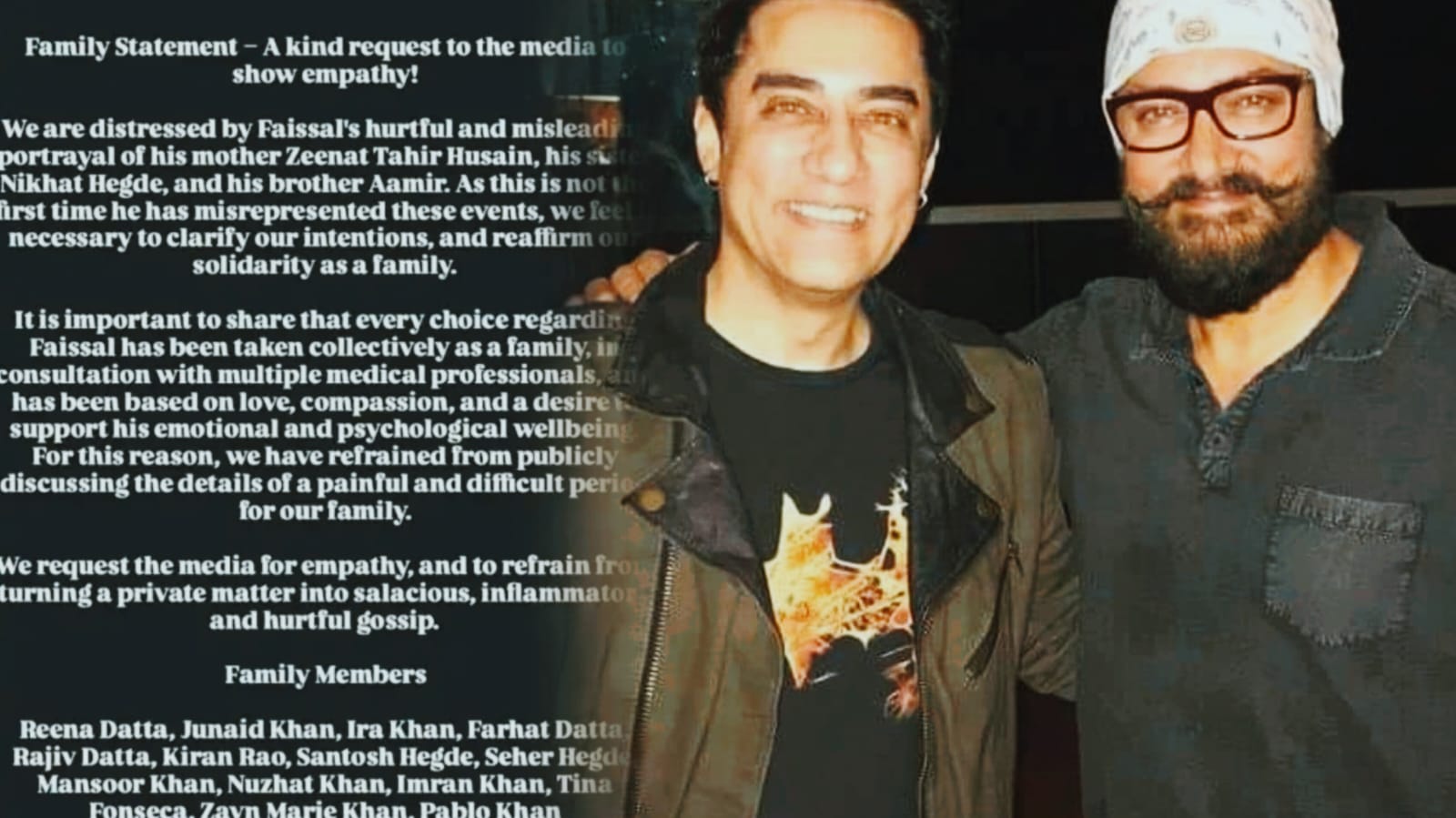 फैसल खान विवाद पर आमिर खान के परिवार की सफाई, स्टेटमेंट जारी कर बताई सच्चाई, क्यों रखते थे अमीर के भाई को कमरे में बंद