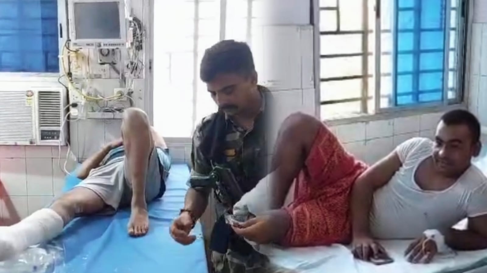 वोटर अधिकार यात्रा में हादसा : JAP जवान के पैर पर चढ़ी तेजस्वी की गाड़ी, पटना किया गया रेफर