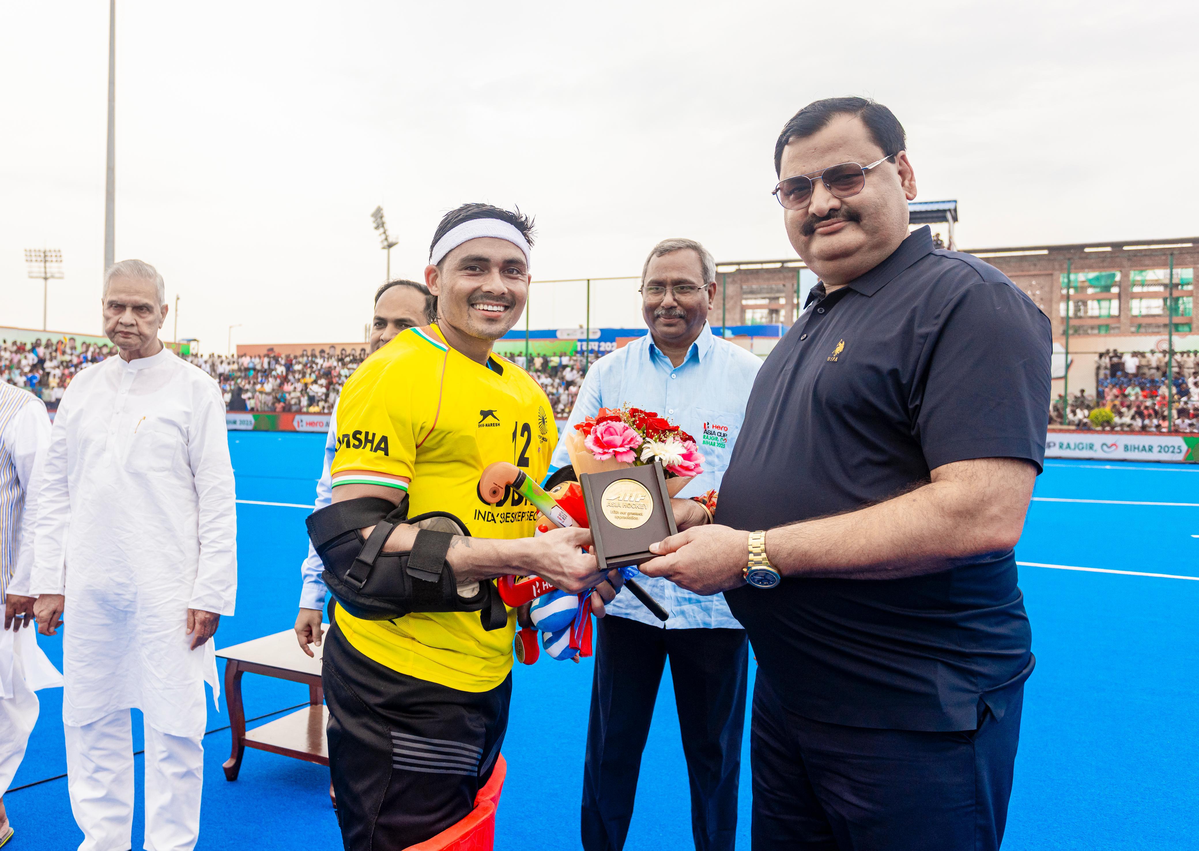 हॉकी : कृष्णन बी पाठक ने पुरे किये 150 अंतरराष्ट्रीय मैच, हॉकी इंडिया ने दी बधाई