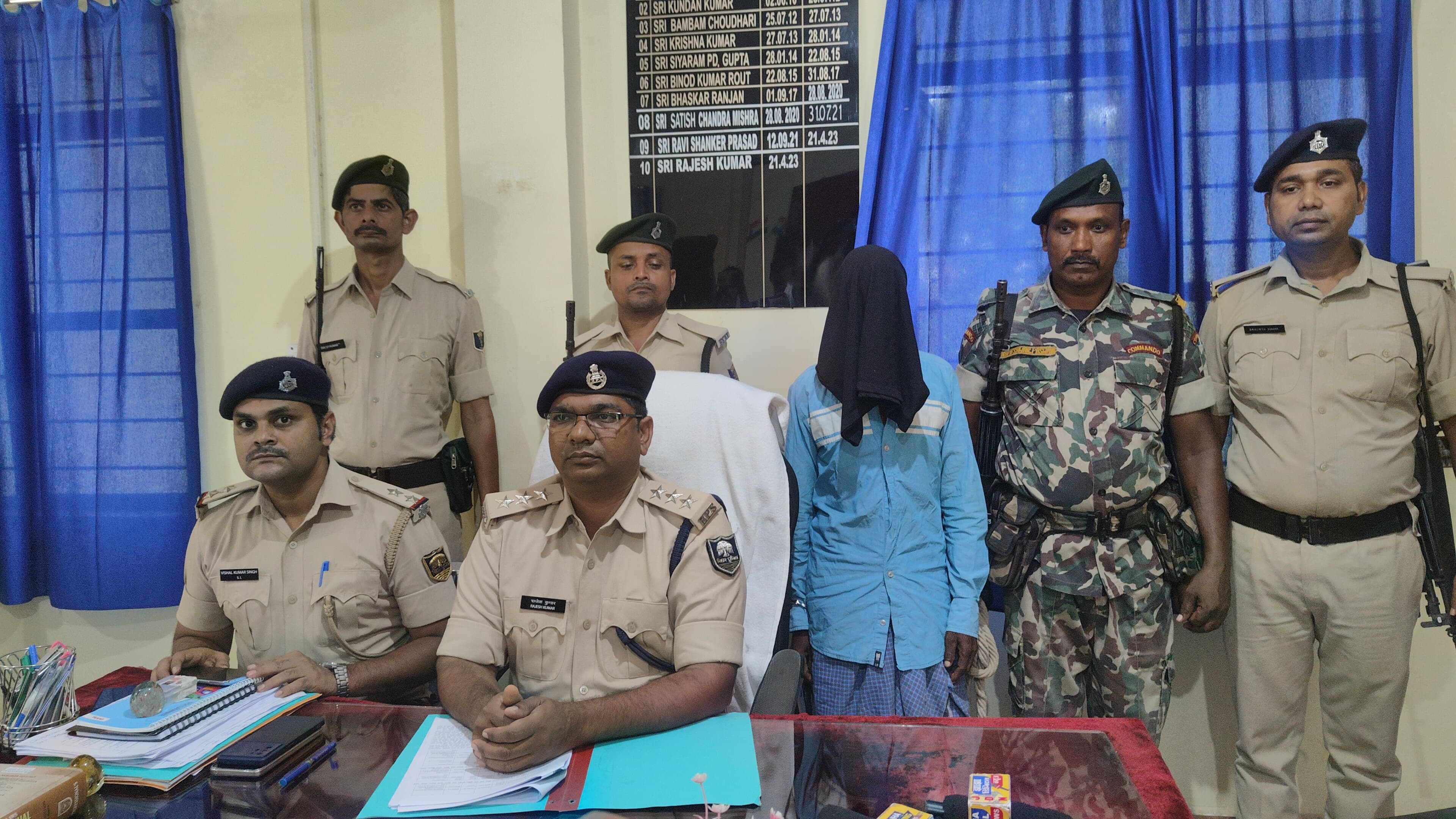 BIHAR:जमुई पुलिस की बड़ी सफलता, 9 साल से फरार नक्सली बुधन सोरेन गिरफ्तार