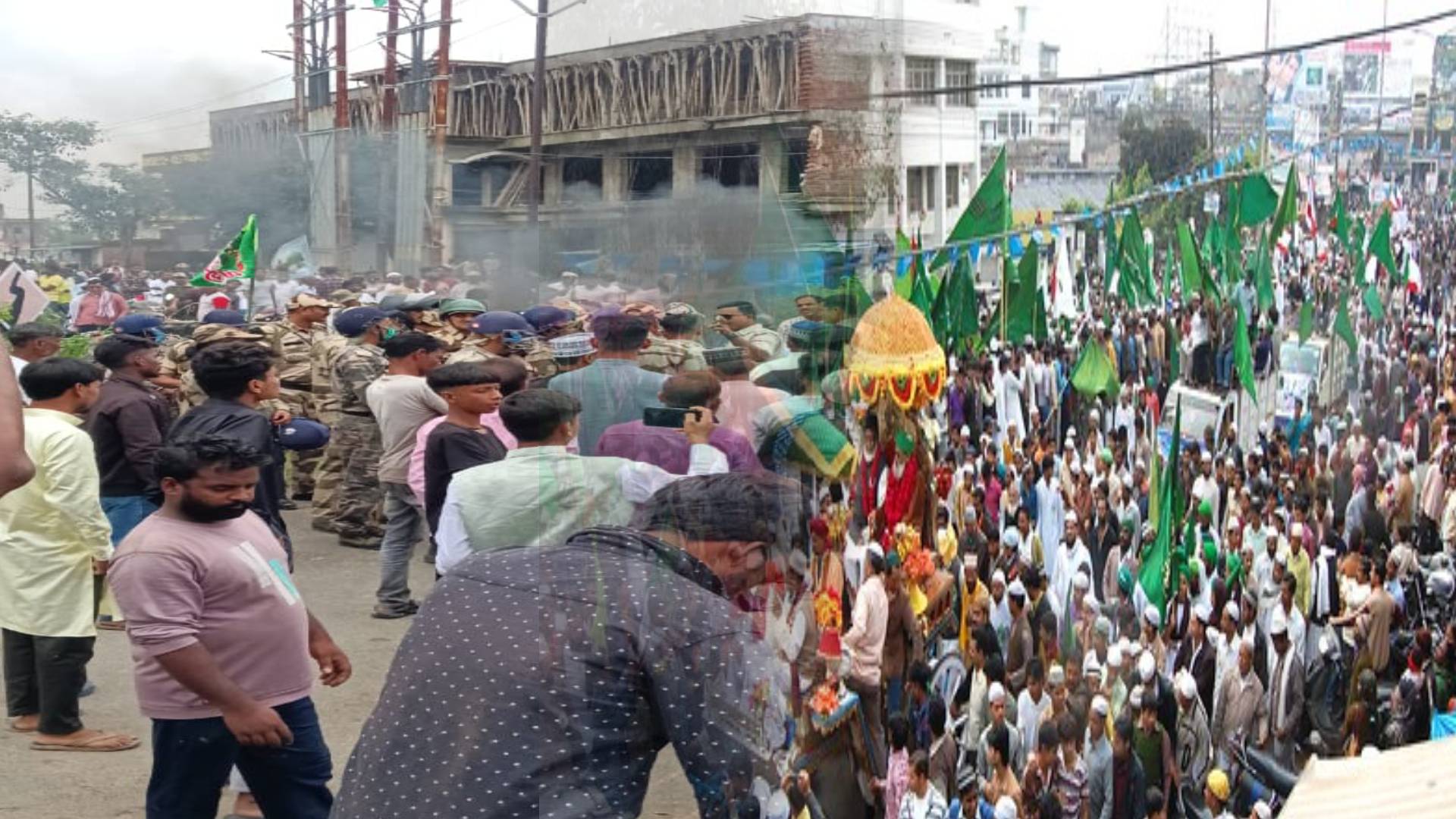 रांची में माहौल ख़राब करने की कोशिश! ईद-ए-मिलाद उन नबी पर हुआ हंगामा