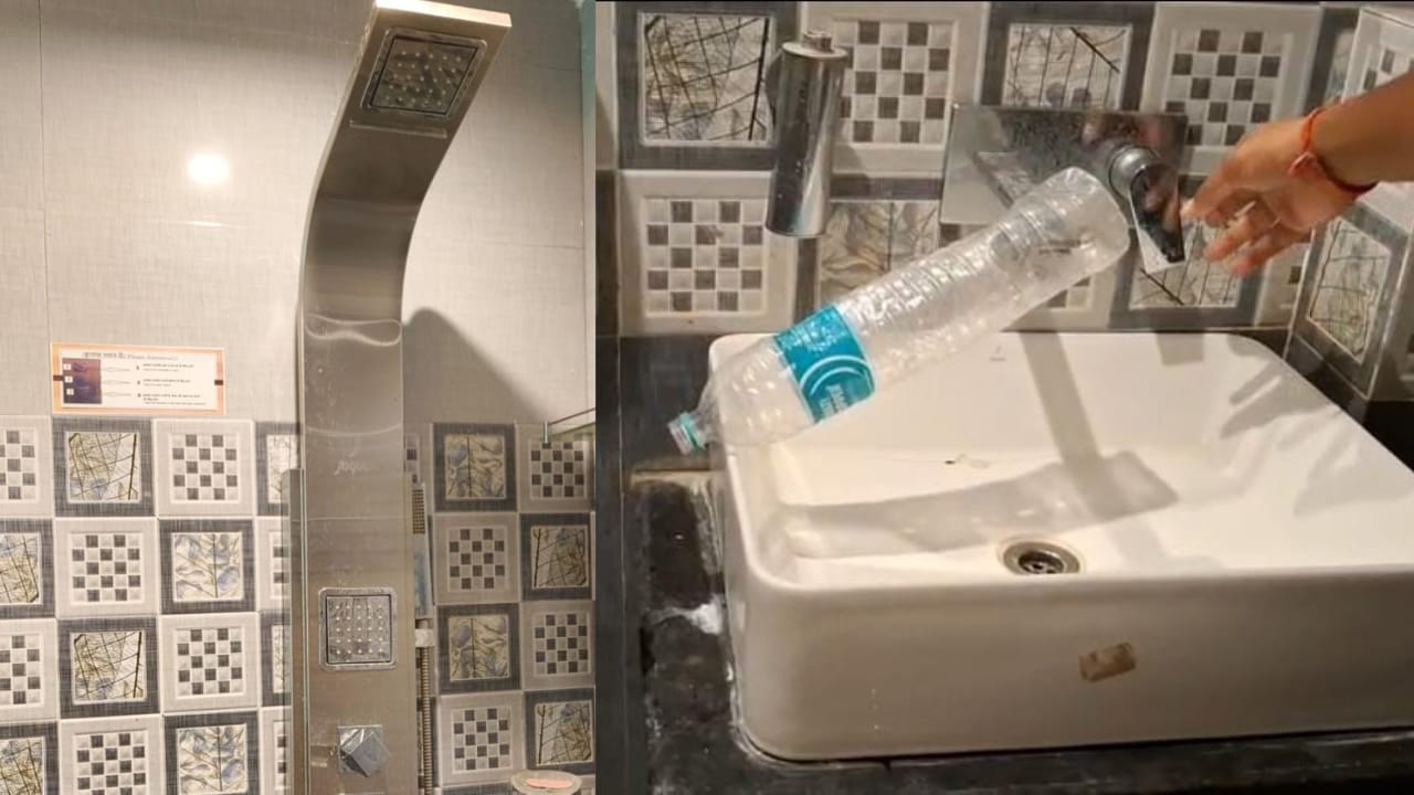 दुमका: कबाड़ से जुगाड देख हर कोई हैरान, शॉवर की जगह बॉटल से नहाते हैं लोग