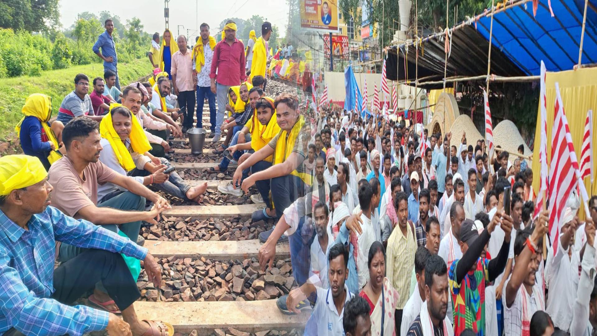 आदिवासी और कुड़मी आमने सामने!पूरे झारखंड में जमकर बवाल