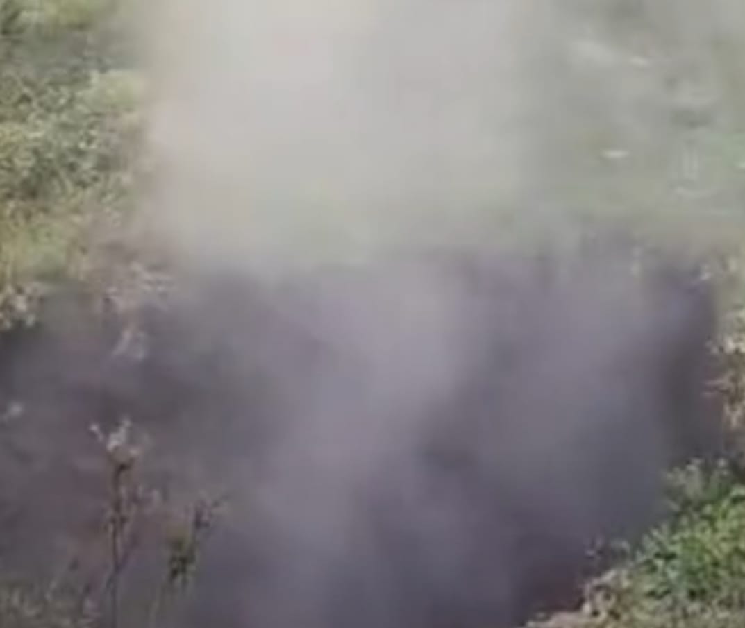 धनबाद के कुसुंडा में फिर बना बड़े आकर का गोफ, निकल रही जहरीली गैस, अब आगे क्या, पढ़िए !