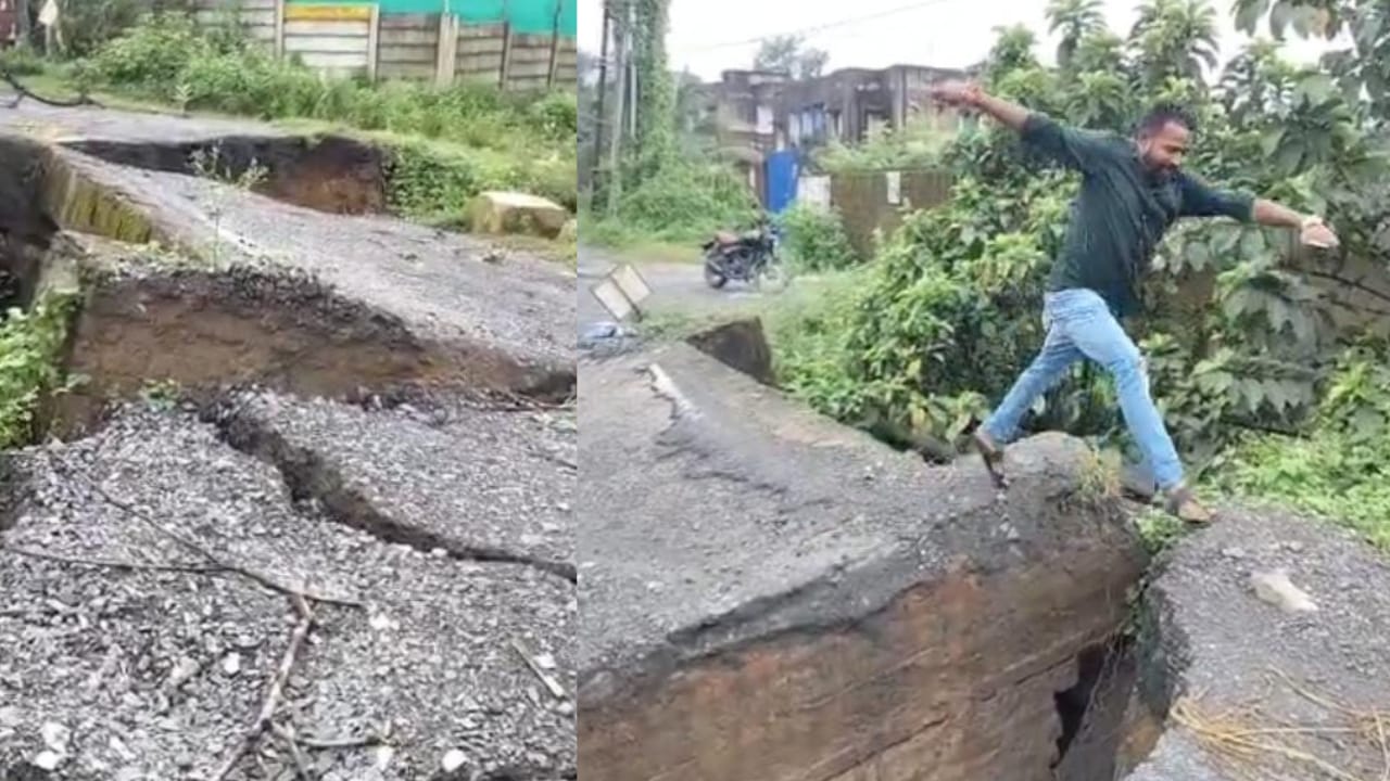धनबाद: बारिश से भेल टांड सड़क का पुल क्षतिग्रस्त, 10 गांव के लोग परेशान, जिला प्रशासन से तत्काल समाधान की मांग