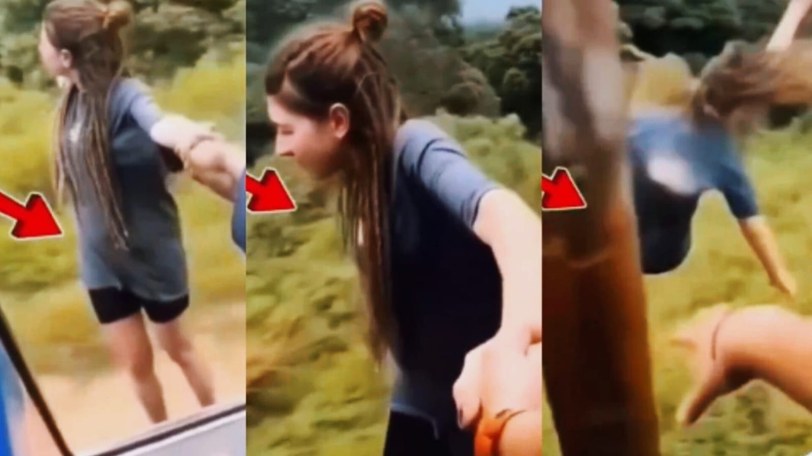 रील का ऐसा जुनून कि लोग दंग रह गए, चलती ट्रेन से लटककर वीडियो बना रही लड़की का हुआ दर्दनाक अंजाम, देखिए यह वायरल VIDEO