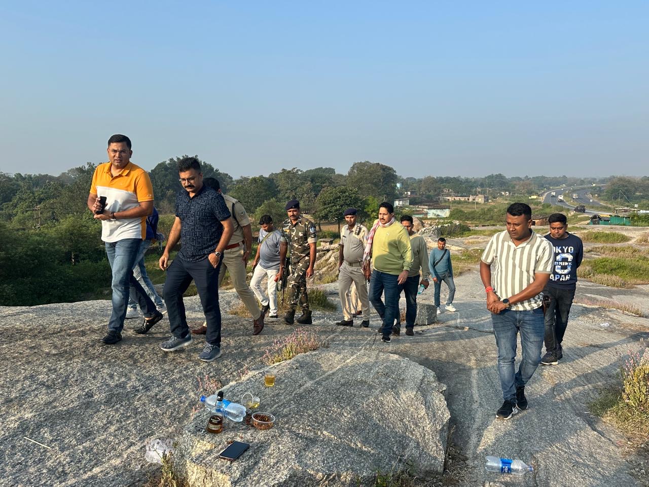 BREAKING:सुजीत सिन्हा गैंग और पुलिस में मुठभेड़,एक को लगी गोली