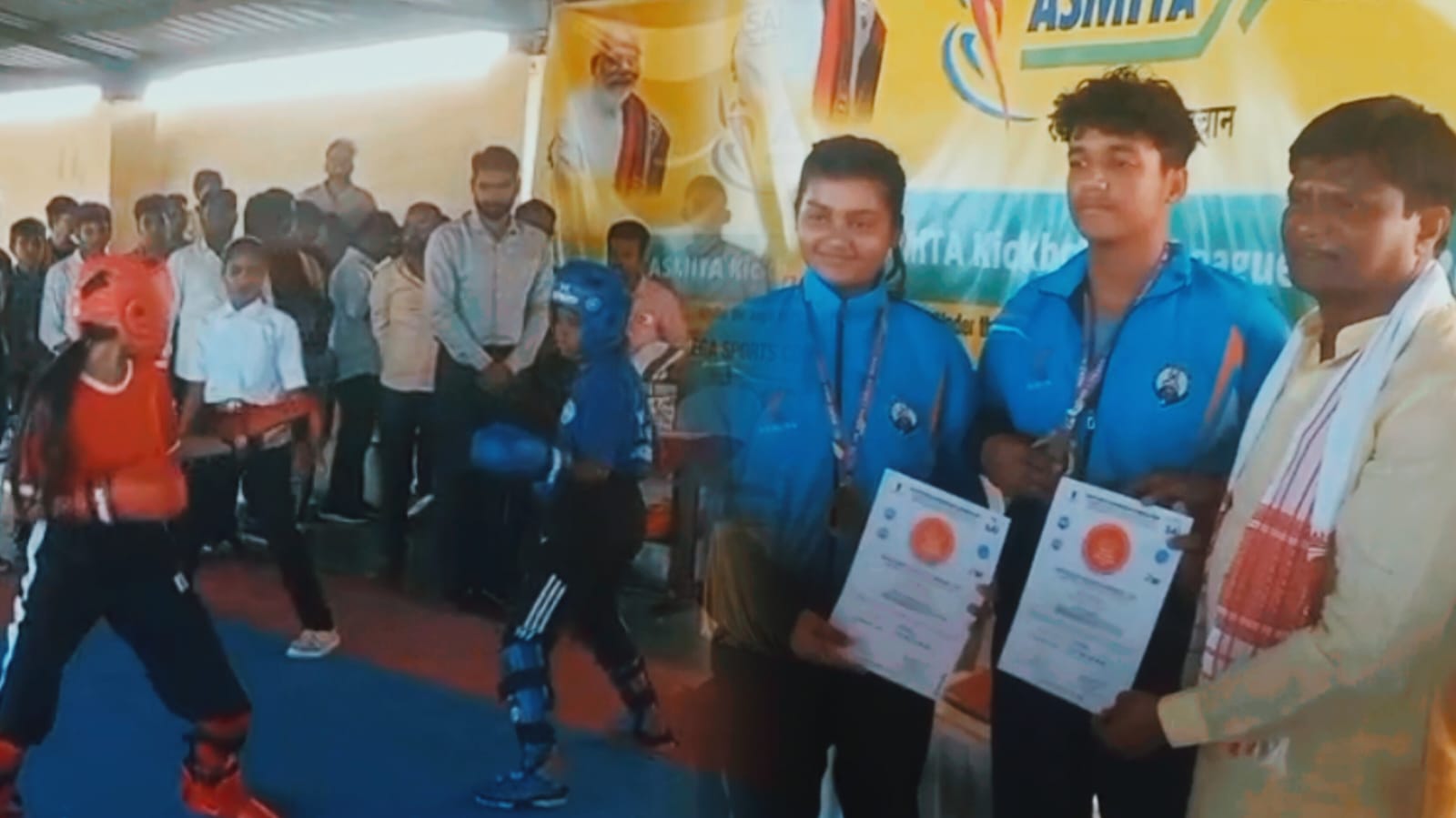 खेलो इंडिया अस्मिता किकबॉक्सिंग लीग : धनबाद में 153 महिला खिलाड़ियों ने दिखाया दम