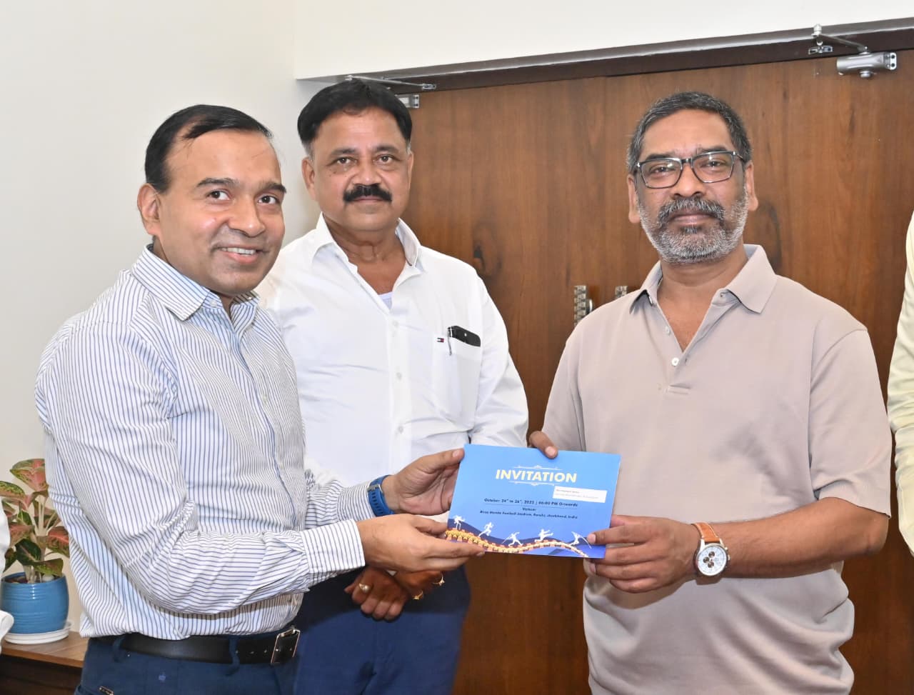 सैफ सीनियर एथलेटिक्स चैंपियनशिप: रांची में भव्य उद्घाटन समारोह के लिए सीएम सोरेन को मिला आमंत्रण