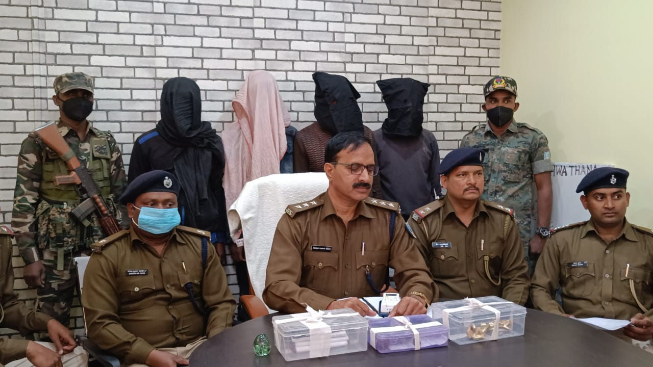 पुलिस ने चार मूर्ति चोर को गिरफ्तार कर भेजा जेल