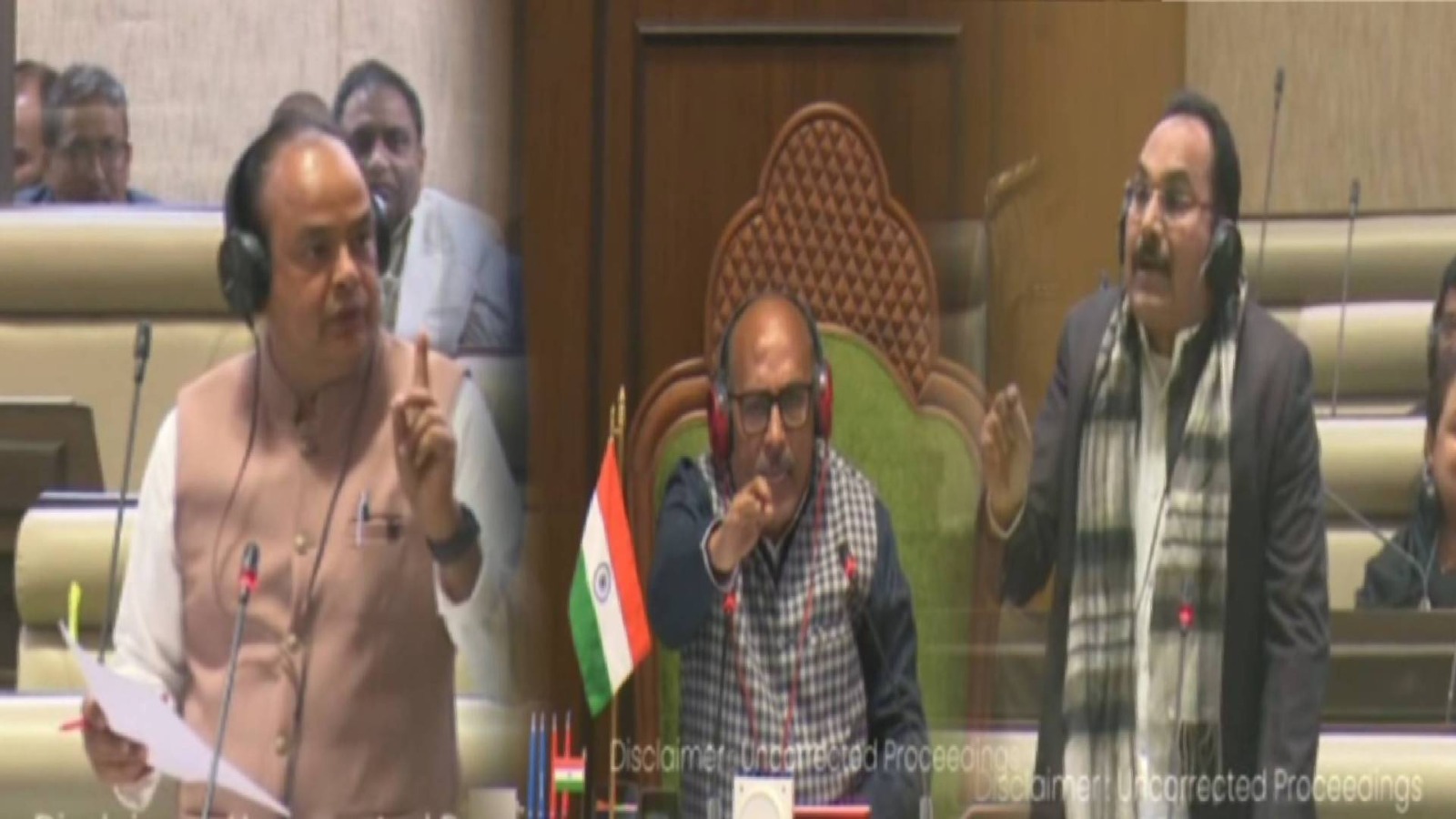 नहीं मिला सवाल का सही जवाब तो आपस में ही भीड़ गए मंत्री इरफान और कांग्रेस विधायक प्रदीप यादव