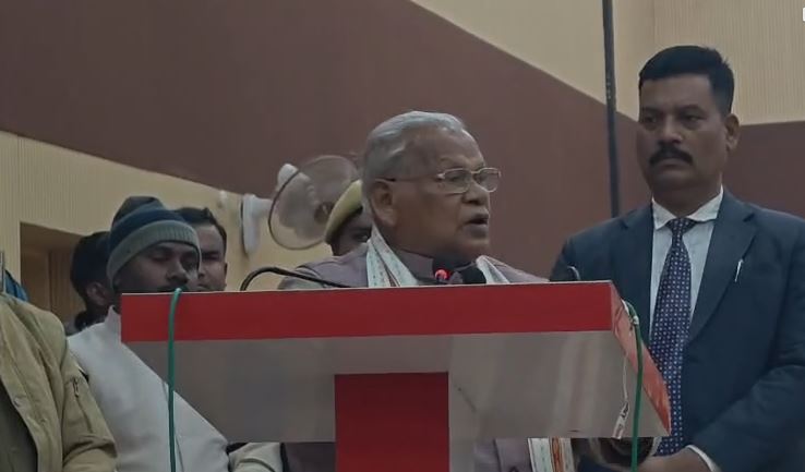 बिहार में क्या मांझी कर देंगे खेला,भाजपा को मंच से दिखाया आँख, देखिए वीडियो   