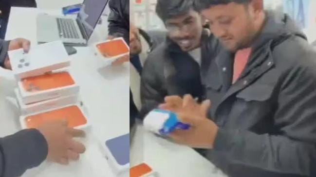 दोस्त हो तो ऐसा! युवक ने एक साथ खरीदा 10 iPhone, उसके बाद जो किया, देखकर लोगों ने पकड़ लिया माथा, देखिए-VIDEO