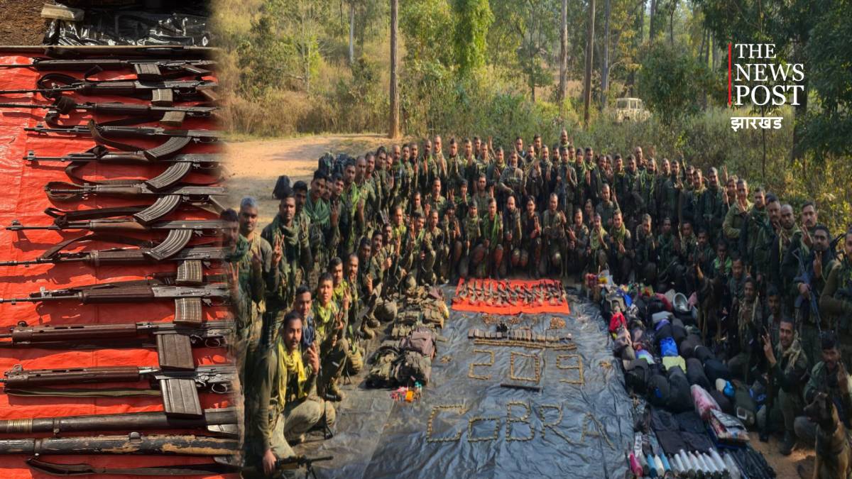 ऑपरेशन मेधा बुरु में बड़ी कामयाबी,सारंडा से तबाही का सामान बरामद,मिसिर बेसरा के करीब जवान