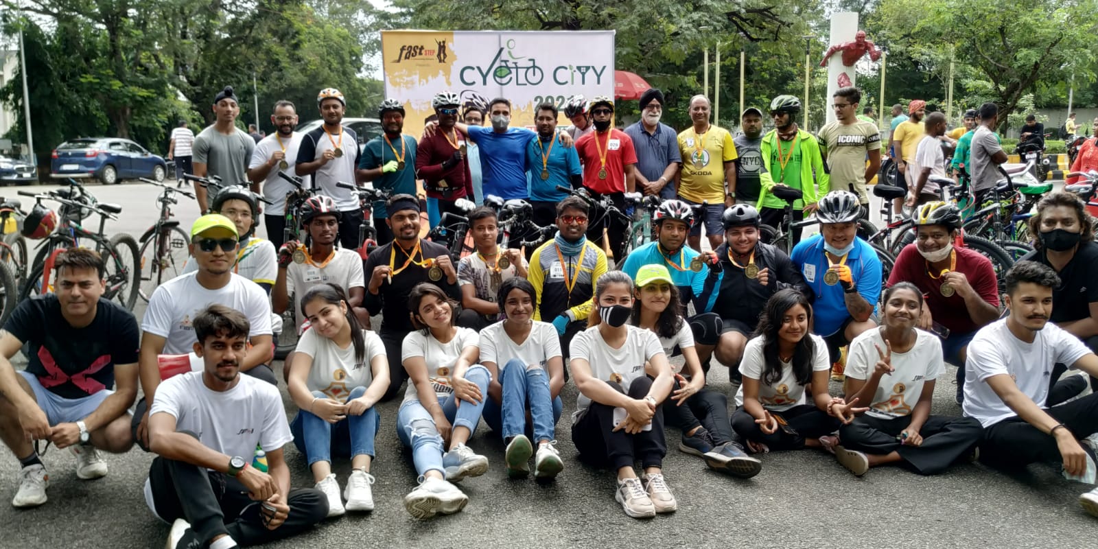 खेल दिवस के अवसर पर साइकिल रेस प्रतियोगिता का आयोजन,कुल 50 खिलाड़ियों ने लिया भाग