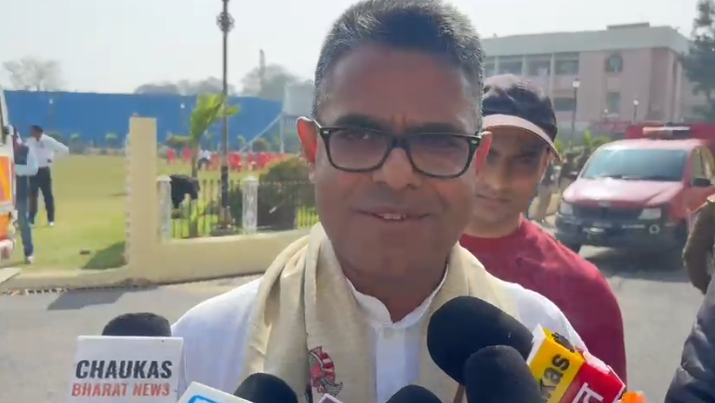 Patna: There is no resentment of any kind in the party, all the MLAs are completely united: Rashtriya Lok Morcha MLA Madhav Anand | पार्टी में किसी तरह की कोई नाराज़गी नहीं है, सभी विधायक पूरी तरह एकजुट हैं : राष्ट्रीय लोक मोर्चा विधायक माधव आनंद