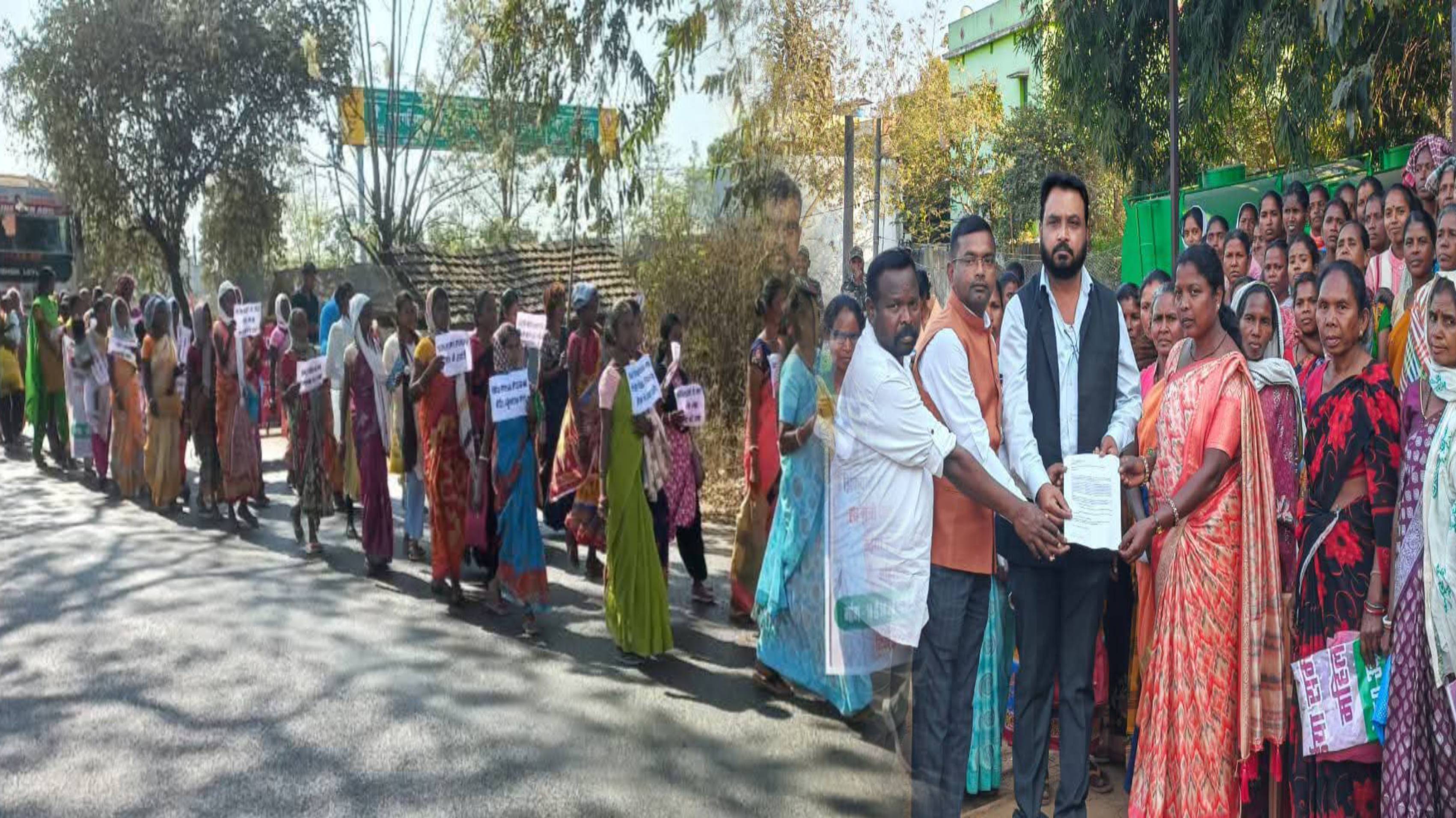 मंईयां सम्मान योजना की लाभुक योजना का लाभ नहीं मिलने से नाराज,जमकर हुई नारेबाजी   