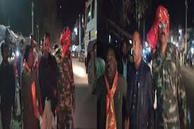 निलंबित सीओ माशूका संग उड़ा रहे थे थार, तभी भीड़ के बीच घुसी गाड़ी