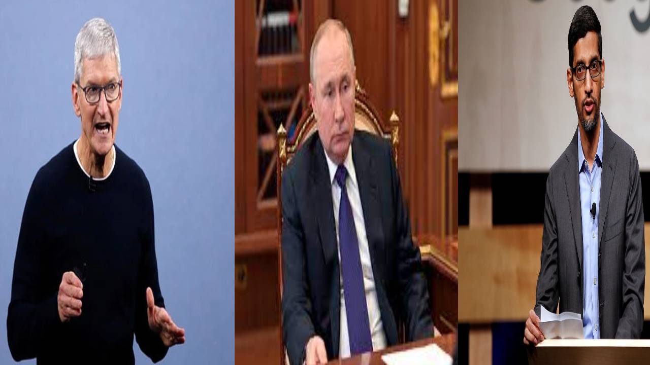 रूस के खिलाफ Google और Apple का एक्शन, कई रूसी एप को किया ब्लॉक