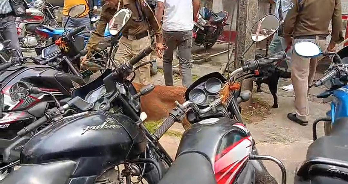 सिविल कोर्ट को बम से उड़ाने की धमकी के बाद डॉग स्क्वायड और मेटल डिटेक्टर लेकर कोर्ट पहुंची पुलिस, कोने-कोने की ली गई तलाशी