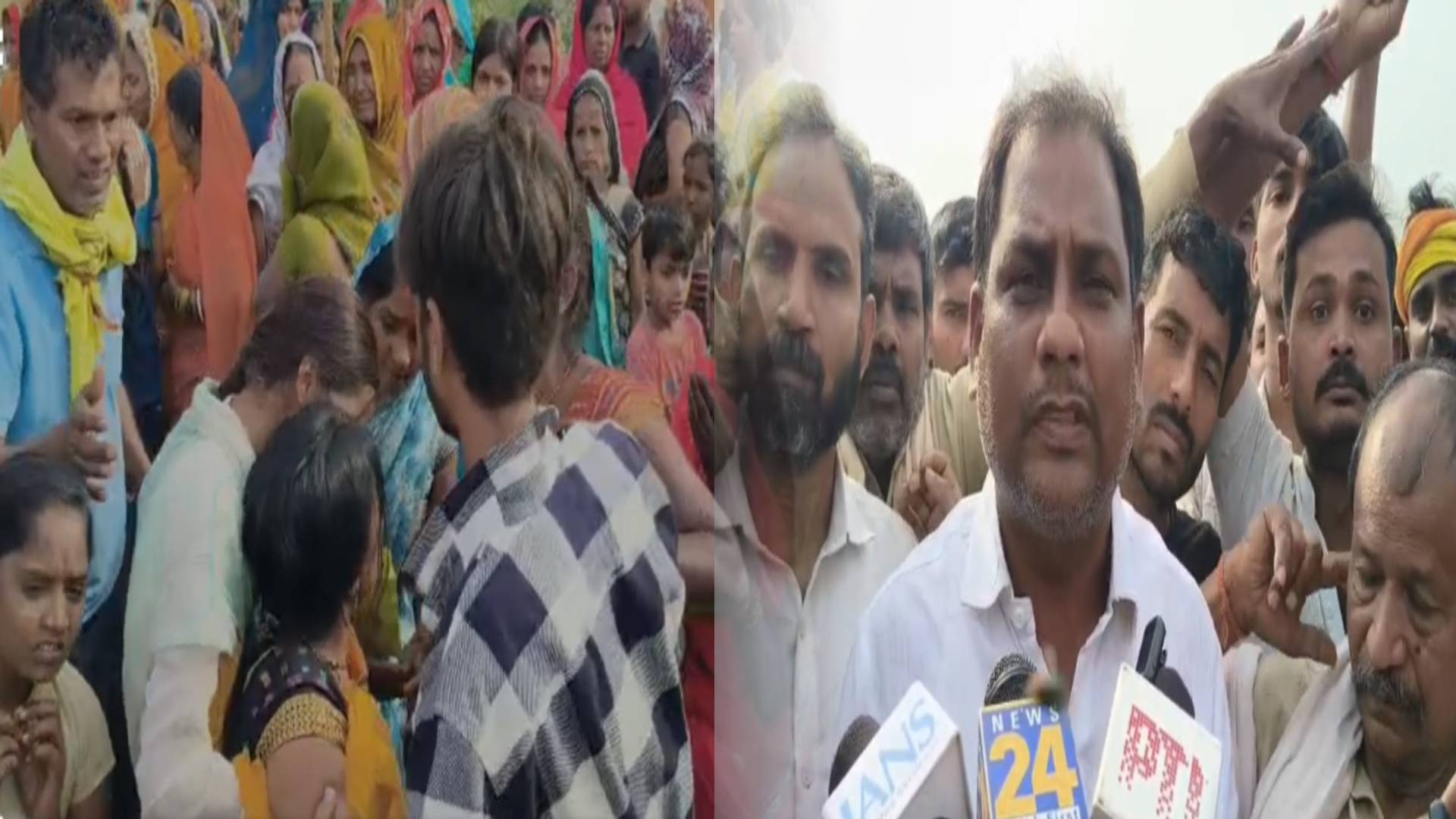 कैमूर में मर्डर के बाद सड़क जाम, आरोपियों की गिरफ्तारी की मांग