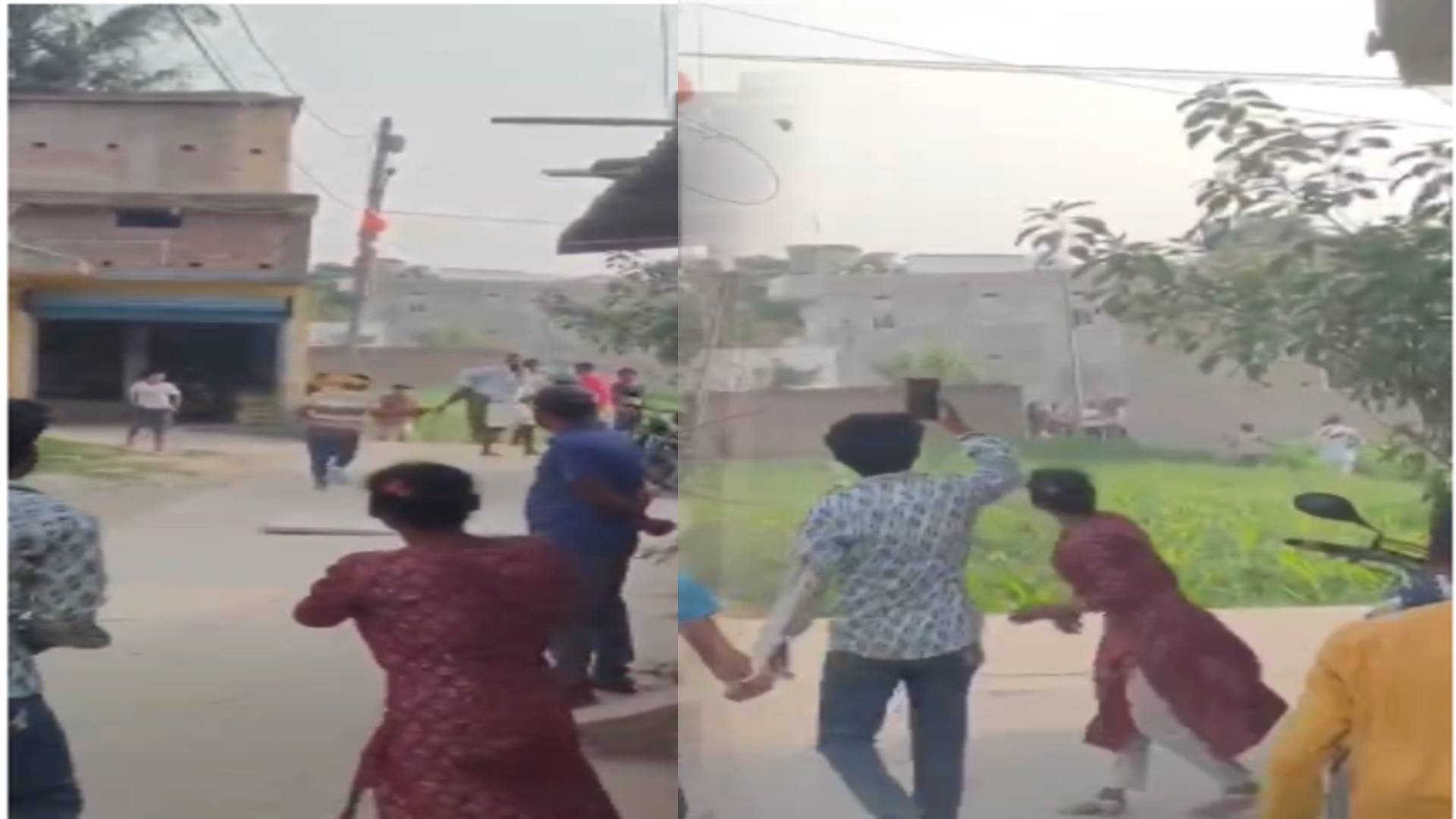 जमीन विवाद में दो पक्षों के बीच हिंसक झड़प, बेगूसराय के इस इलाके में दहशत का माहौल