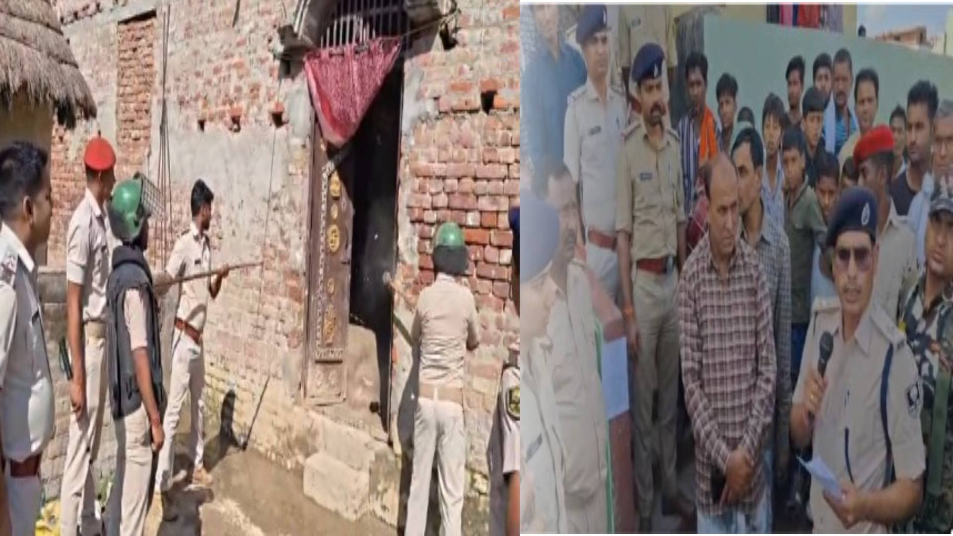 मोतिहारी में पुलिस का महाकुर्की अभियान, जिलेभर में 50 से ज्यादा फरार अभियुक्तों के घरों की कुर्की