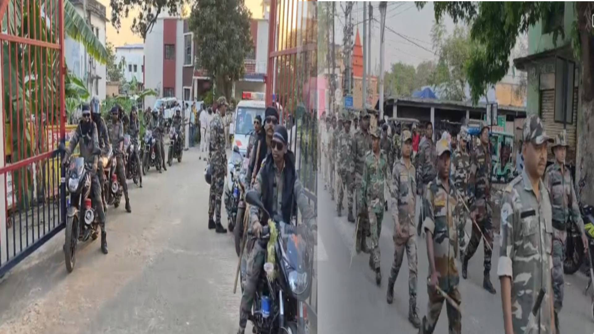 रामनवमी और नवरात्र को लेकर दुमका प्रशासन का फ्लैग मार्च , शांतिपूर्ण आयोजन सर्वोच्च प्राथमिकता