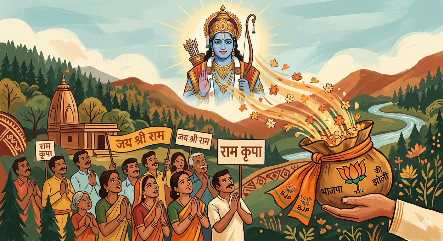 रामनवमी विशेष : झारखंड का “राम कनेक्शन” बैठे-बिठाए भाजपा की झोली में बरसाता है “राम कृपा”, इन इलाकों में “जय श्री राम” के नाम पर पड़ते हैं वोट