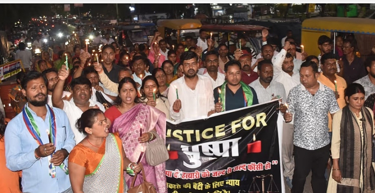 बोकारो का सनसनीखेज मर्डर कांड :कैंडल मार्च में पहुंचे विधायक जयराम महतो तो क्यों आया गुस्सा?