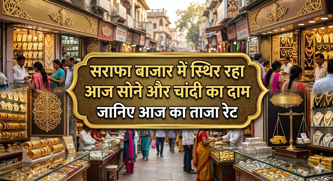 सोना-चांदी के दाम में फिर दिखी हलचल, जानिए क्या है आज का ताजा रेट