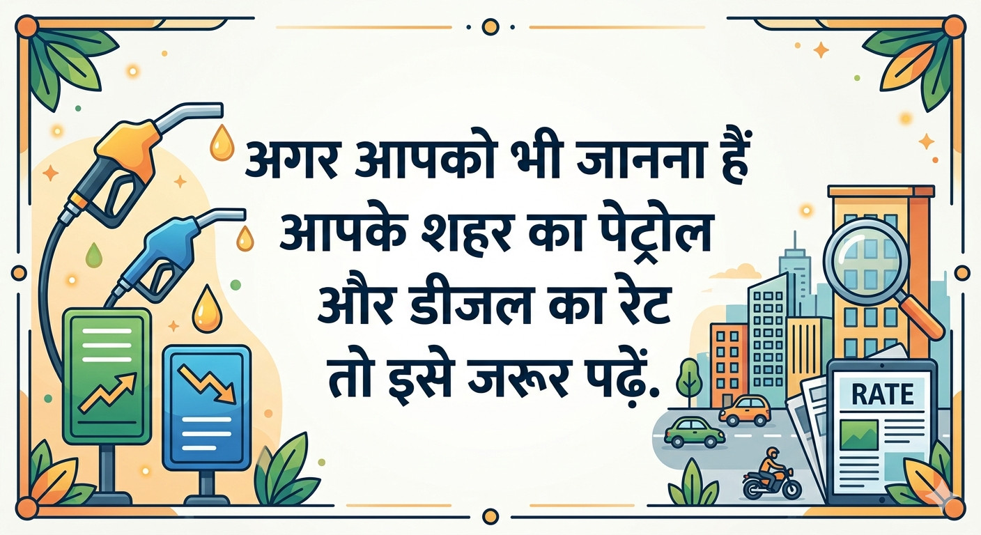 आपके शहर में पेट्रोल और डीजल हुआ सस्ता या महंगा? यहां देखें नई कीमतें