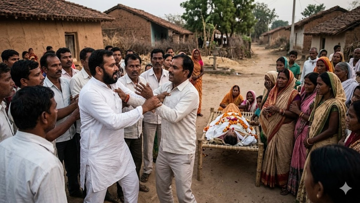 पलामू में मां के अंतिम संस्कार के लिए लड़ बैठे 2 धर्म मानने वाले बेटे, फिर हुआ हाई वोल्टेज ड्रामा
