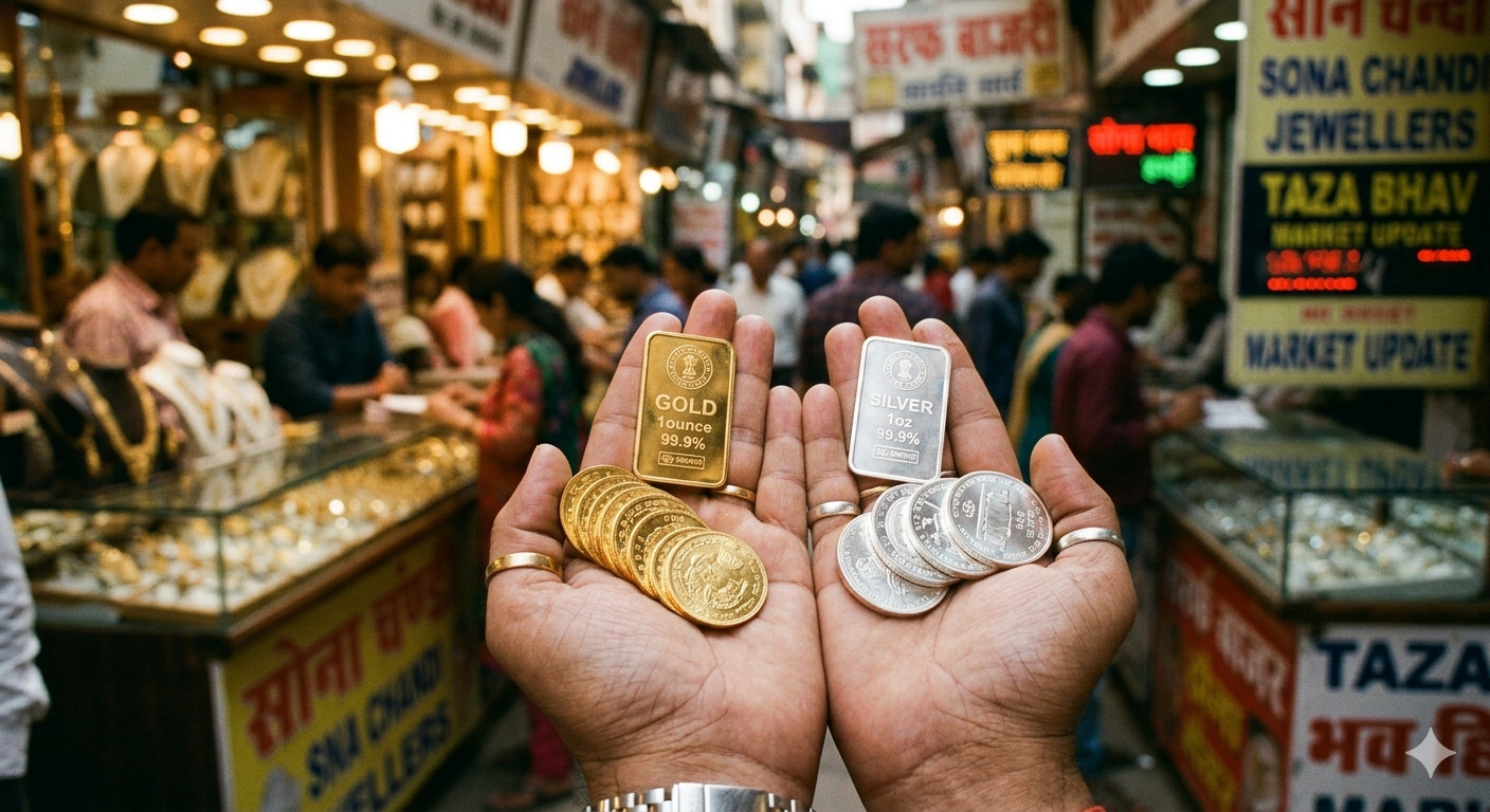 सोना-चांदी रेट: क्या आज भी गिरा सोना और चांदी का दाम? देखिये आज के ताजा भाव