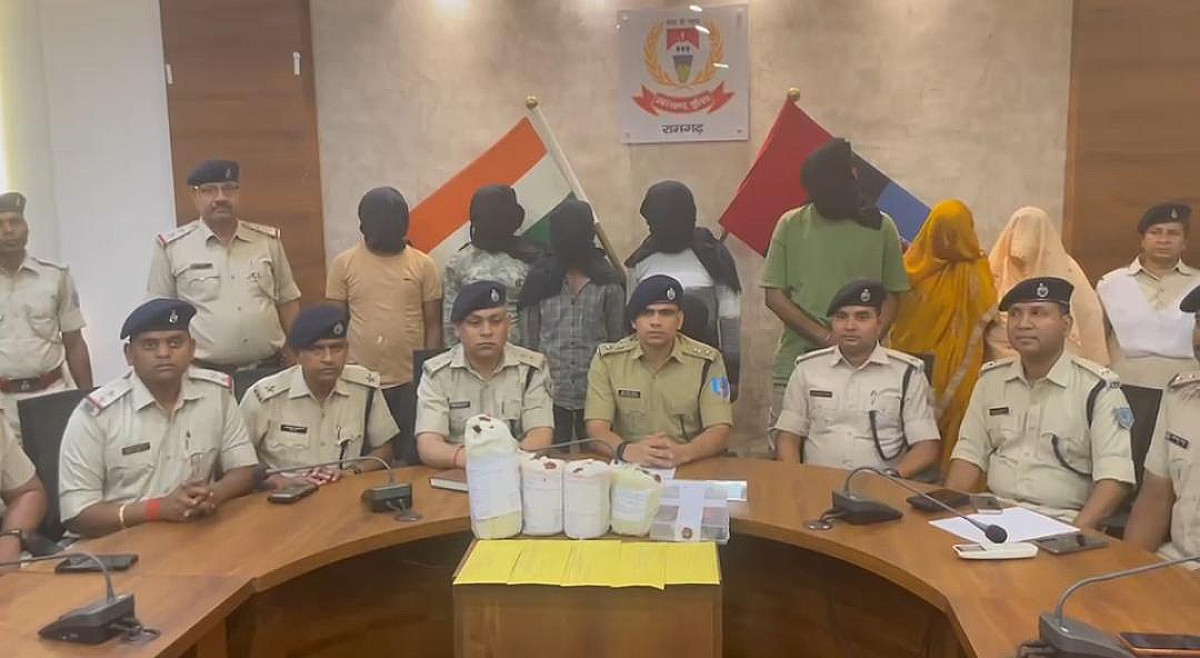 रजरप्पा ज्वेलर्स डकैती कांड का खुलासा, 7 आरोपी गिरफ्तार, गहने बरामद