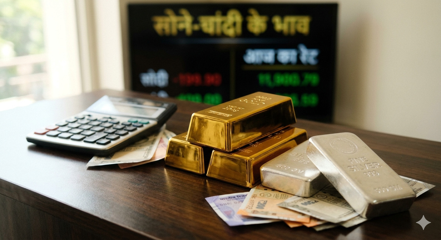 सोना चांदी:आखिर आज भी क्यों सामान्य रहा सोने और चांदी के दाम, जानिए आज का ताजा रेट