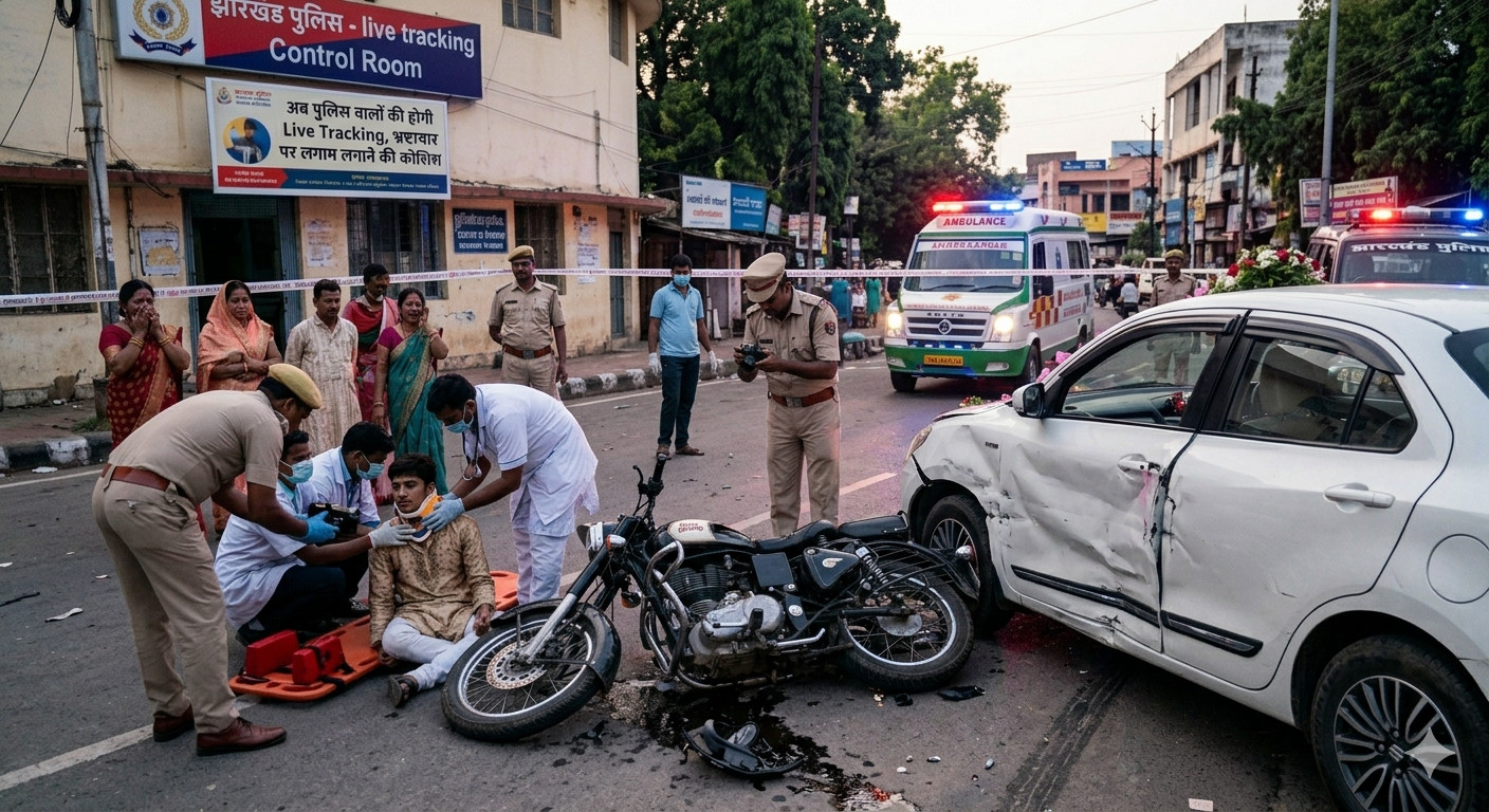 पलामू: बाइक और पिकअप की भीषण टक्कर,  शादी में जा रहे 18 वर्षीय युवक की मौत
