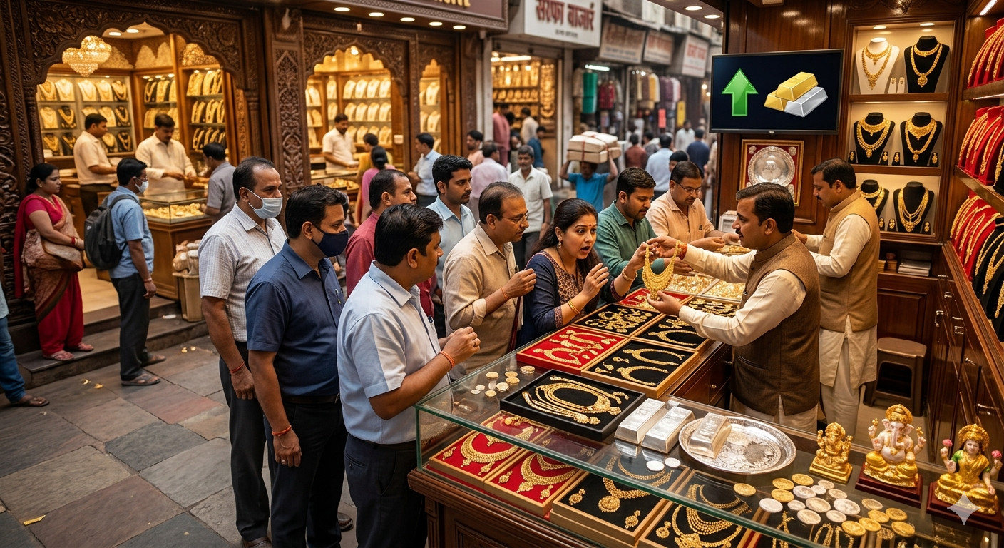 सोना चांदी: क्या फिर से गिर गए सोने और चांदी के दाम? जानिए सराफा बाजार का हाल