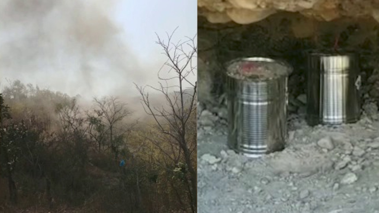 नक्सलियों के निशाने पर थी पुलिस, गड्ढे से बरामद हुए शक्तिशाली लैंडलाइंस