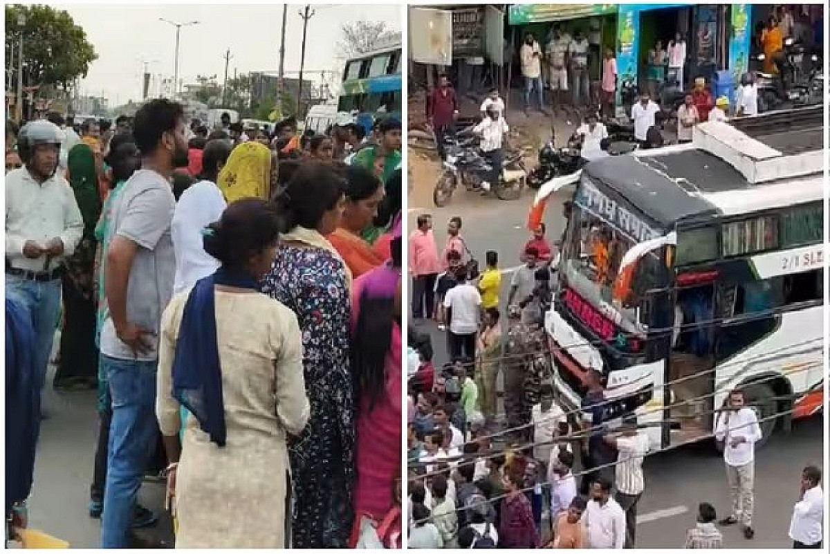 रांची में तेज़ रफ्तार का कहर, बेकाबू बस ने दो लोगों को रौंदा, गुस्साए लोगों ने किया सड़क जाम