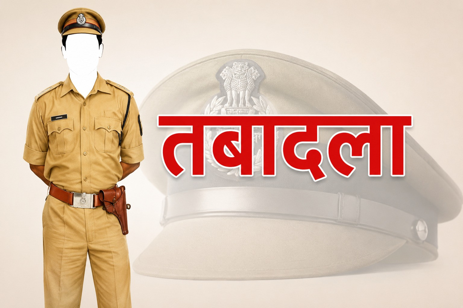 बड़ी खबर : पुलिस विभाग में बड़ा फेरबदल, सात इंस्पेक्टरों का हुआ तबादला, कई थानों को मिले नए प्रभारी