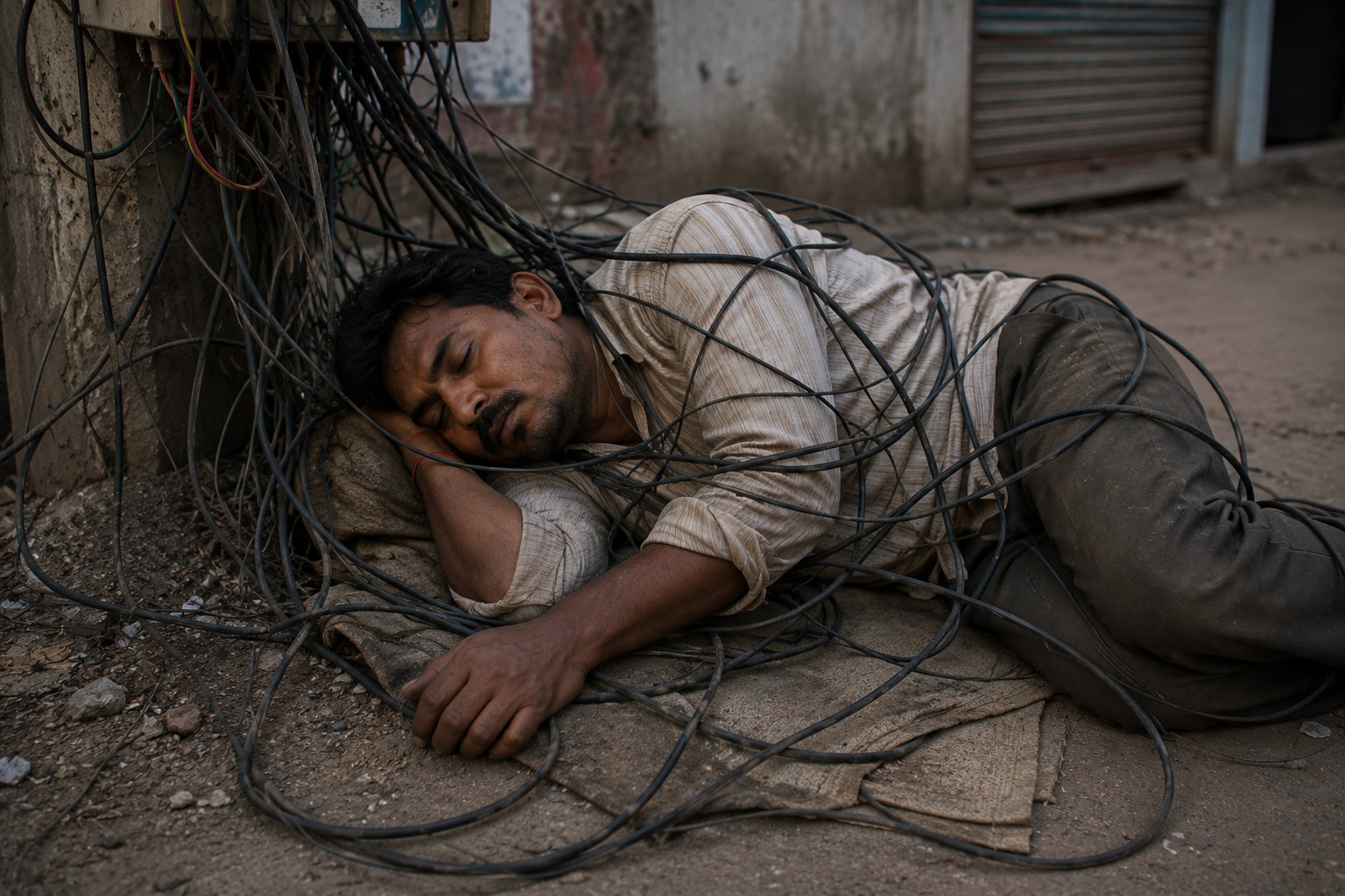 धनबाद: नीचे गिरे बिजली तार ने ली मजदूर की जान, परिवार में पसरा मातम