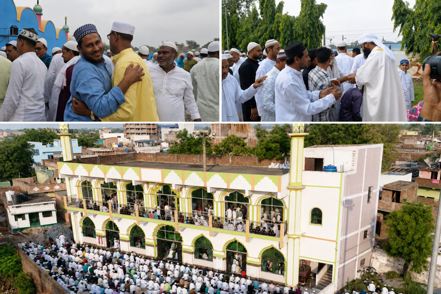 जमशेदपुर, धनबाद, पाकुर में भाईचारे के साथ मनाई गई बकरीद, ईदगाहों में उमड़ी नमाजियों की भीड़