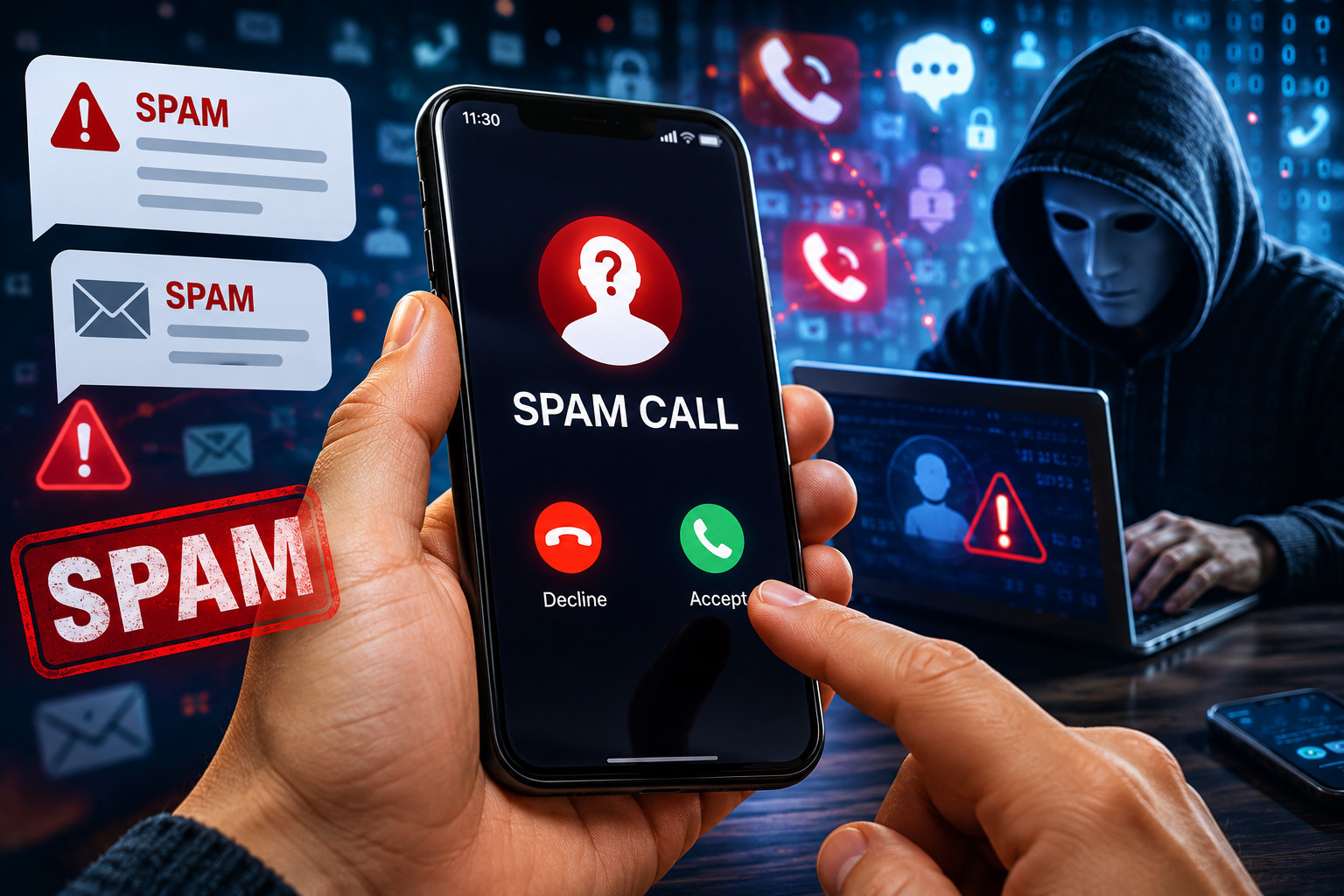 क्या है Digital Spam ?जानिए हर दिन आने वाले Spam Calls और Messages के पीछे का सच