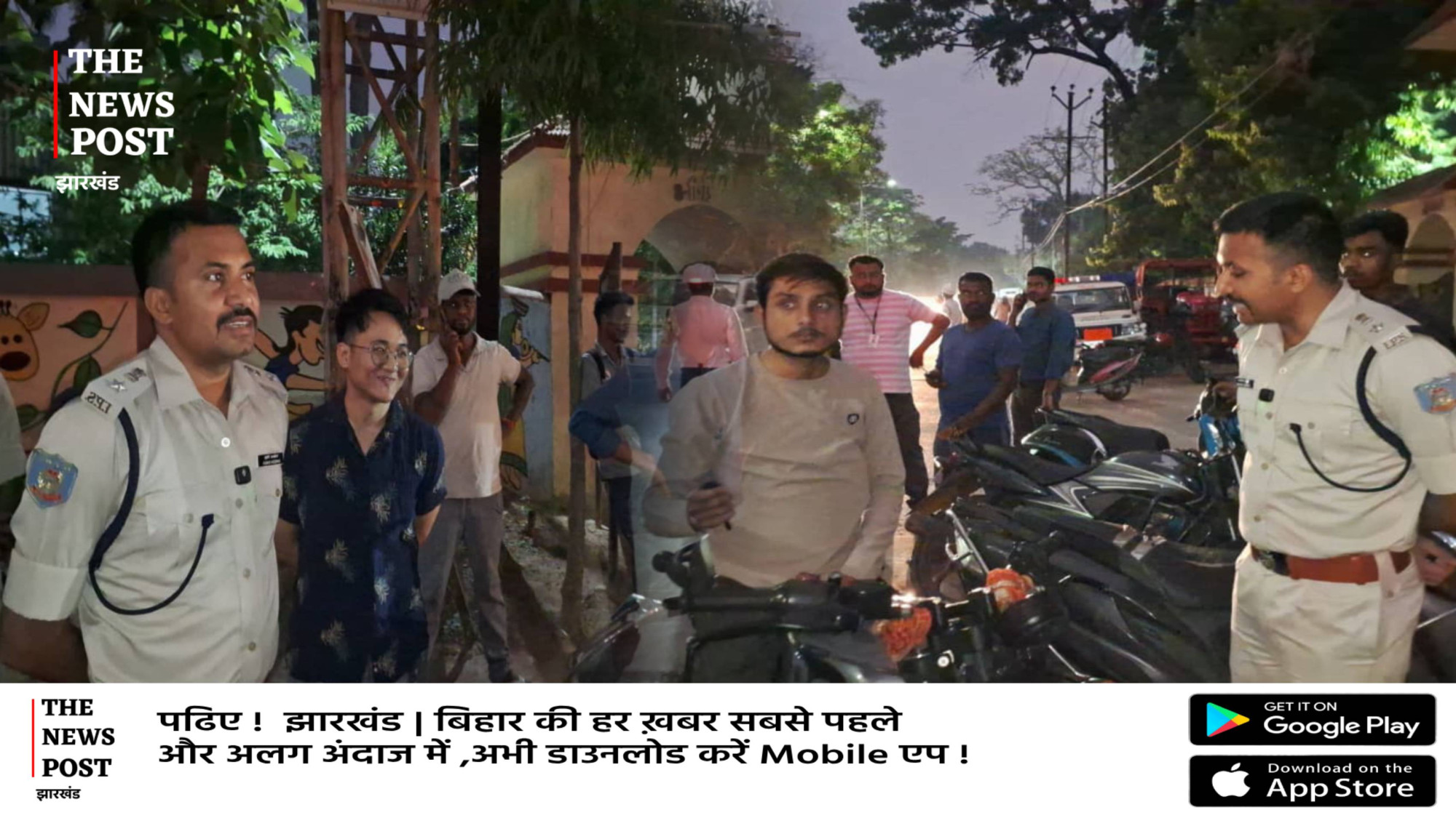 रांची में ट्रैफिक नियम को लेकर एक्शन में पुलिस,खुद सड़क पर उतरे एसपी