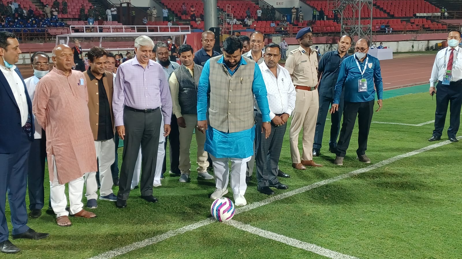 सैफ अंडर-18महिला फुटबॉल ट्रुर्नामेंट का मंत्री ने जेआरडी में किया शुभारंभ
