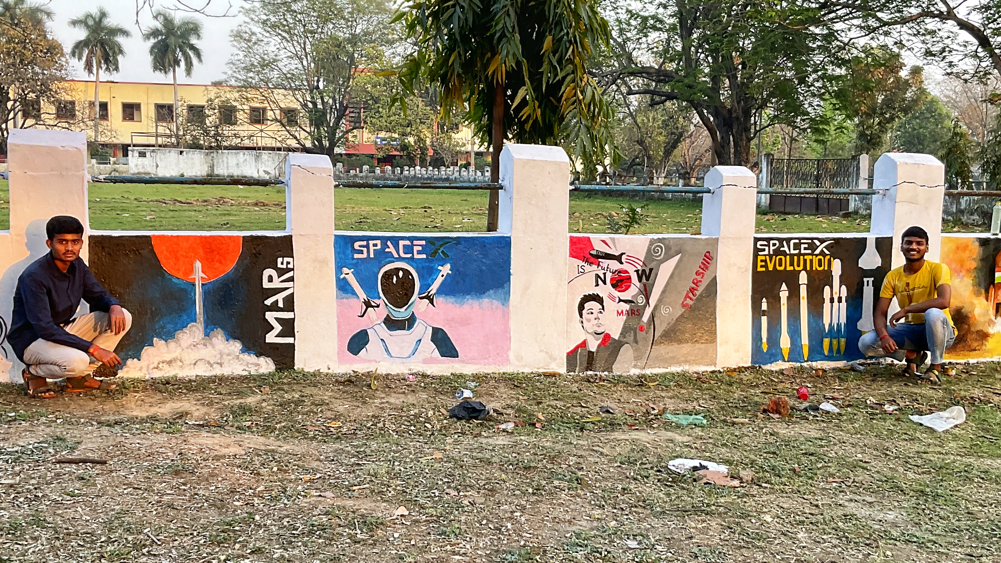 बीआईटी सिंदरी : 'विज्ञान और प्रद्योगिकी उन्नति' पर वाल पेंटिंग 